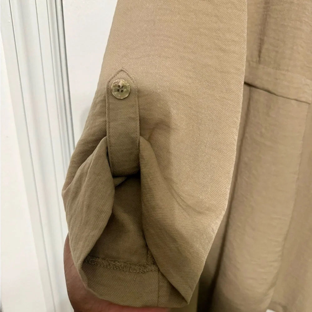 Tan Casual Jacket Blazer Cardigan - Picture 3 of 3